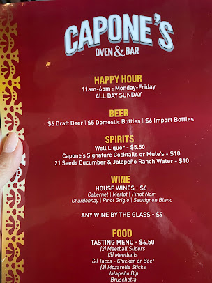 Menu Capone's Oven & Bar - 8