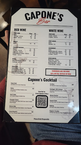 Menu Capone's Oven & Bar - 9