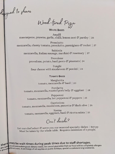 Menu Capriccio Osteria Italian Restaurant - 1
