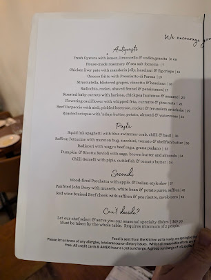 Menu Capriccio Osteria Italian Restaurant - 9