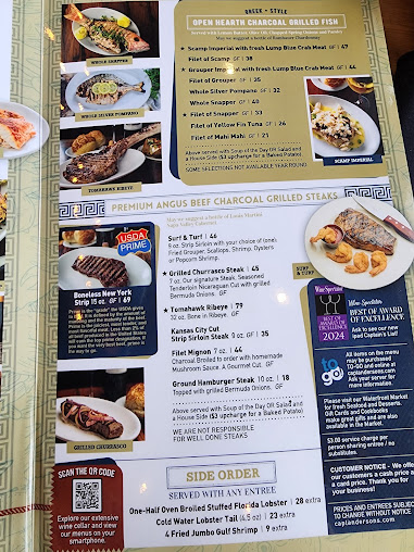 Menu Capt Andersons Restaurant Waterfront Market - 4