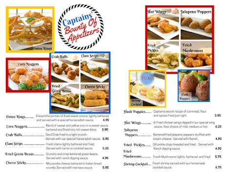Menu Captain Joe's Seafood, Midway, GA - 0