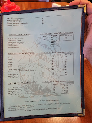 Menu Captain Stanley's Seafood Restaurant - 6