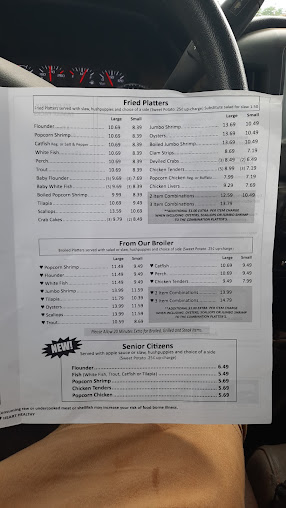 Menu Captain Tom's Seafood - 0