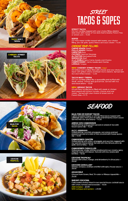 Menu Carajillo's Mexican Kitchen - 6