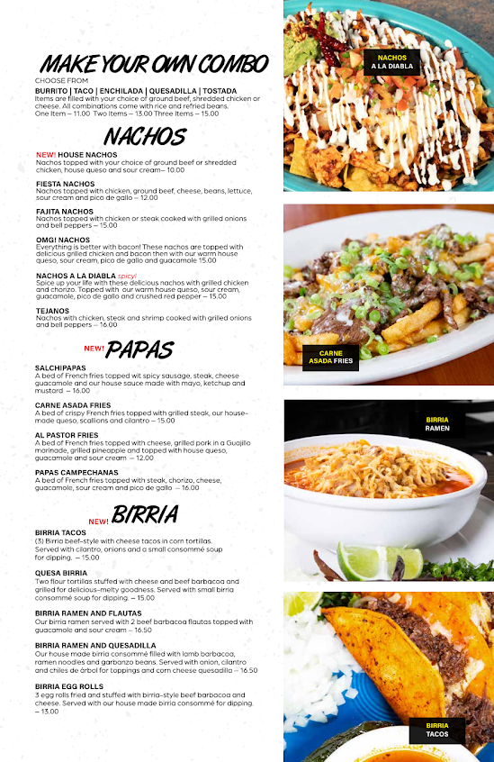 Menu Carajillo's Mexican Kitchen - 12