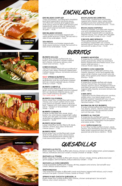 Menu Carajillo's Mexican Kitchen - 14