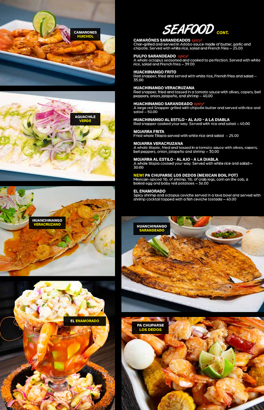 Menu Carajillo's Mexican Kitchen - 16