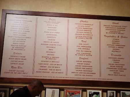 Menu Carmine's - Atlantic City - 1
