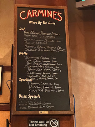 Menu Carmine's - Atlantic City - 4