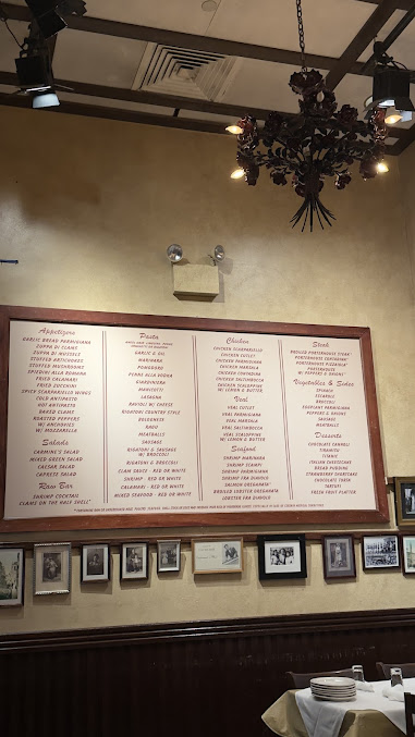 Menu Carmine's - Atlantic City - 9