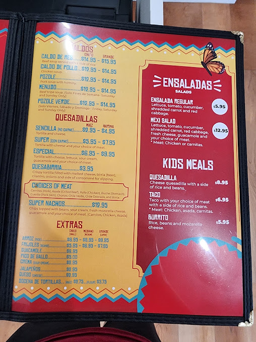 Menu Carnitas Michoacan San Jose - 0