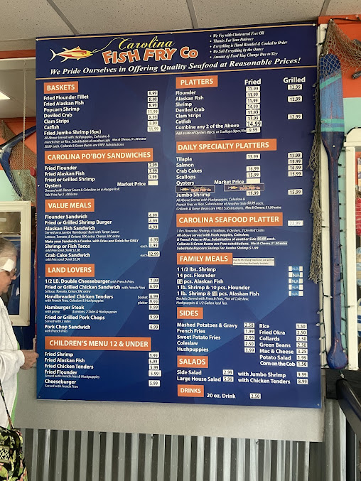 Menu Carolina Fish Fry Co - 2