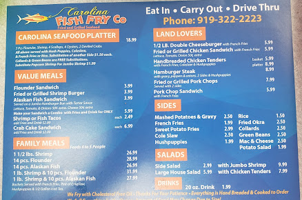 Menu Carolina Fish Fry Co - 7