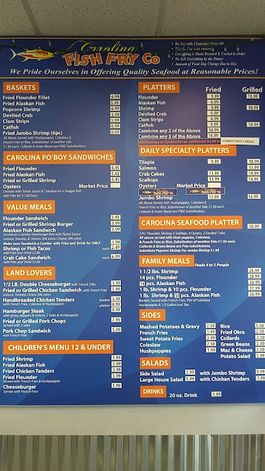 Menu Carolina Fish Fry Co - 8