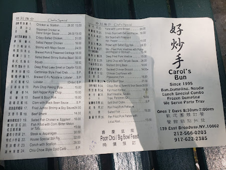 Menu Carol's Bun - 3