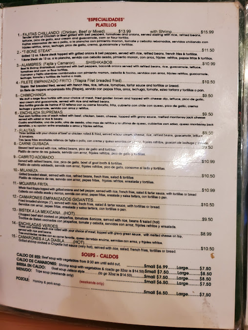 Menu Casa De Leon - 2