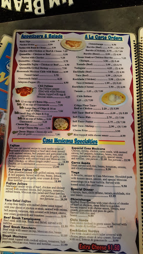 Menu Casa Mexicana Chippewa Falls - 0