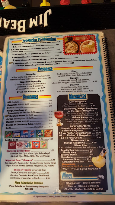 Menu Casa Mexicana Chippewa Falls - 3