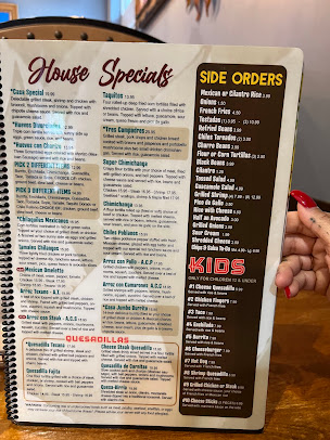 Menu Casa Tequila Mexican Grill - 2