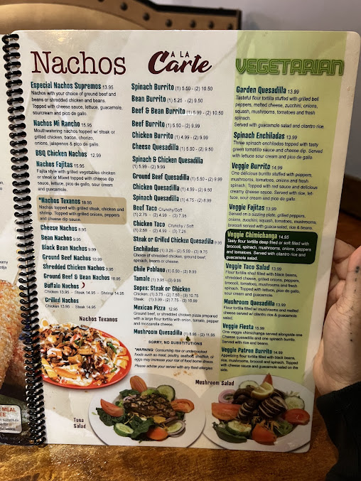Menu Casa Tequila Mexican Grill - 6