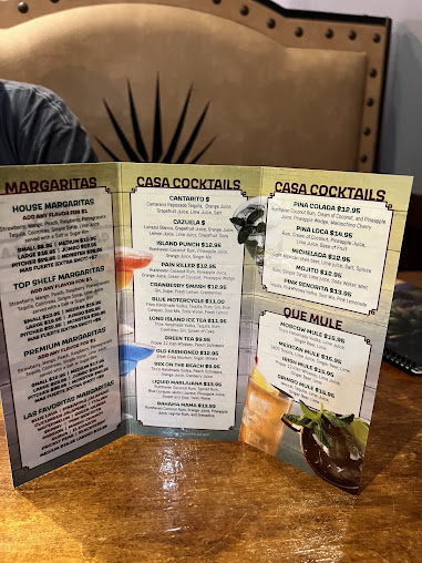 Menu Casa Tequila Mexican Grill - 8