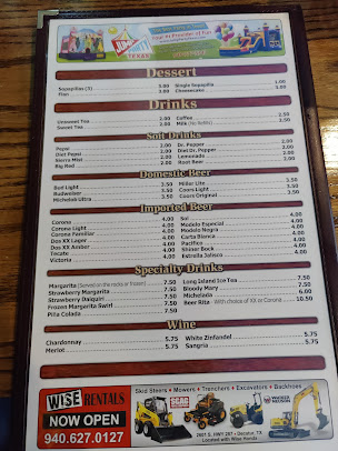 Menu Casa Torres Mexican Restaurant - 0