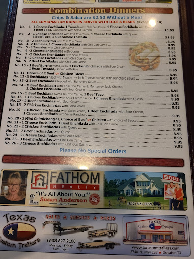 Menu Casa Torres Mexican Restaurant - 1