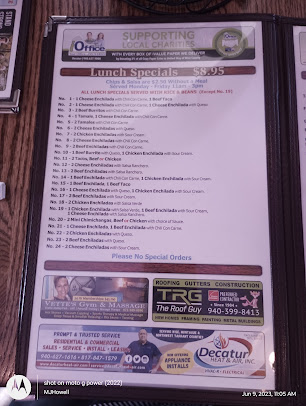 Menu Casa Torres Mexican Restaurant - 6