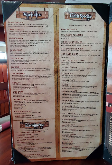 Menu Casa Vaqueros - 0