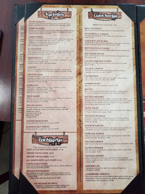Menu Casa Vaqueros - 3