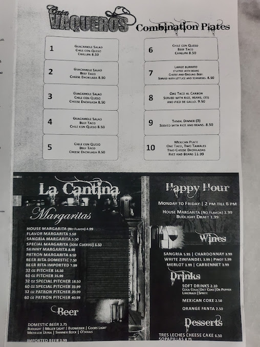 Menu Casa Vaqueros - 4