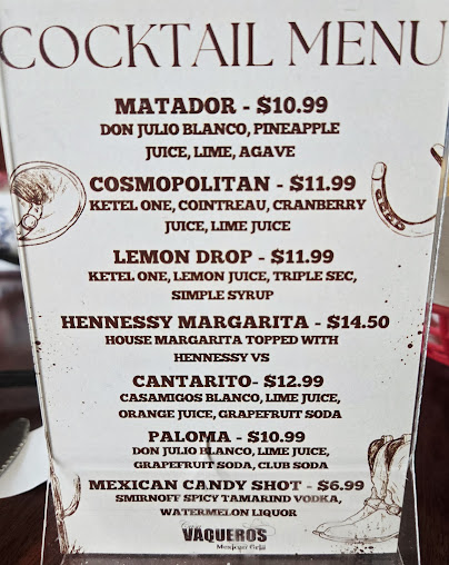 Menu Casa Vaqueros - 8