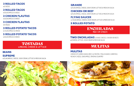 Menu Castañeda's Mexican Food - 7