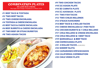 Menu Castañeda's Mexican Food - 9