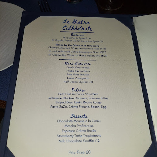 Menu Cathédrale Restaurant - 4
