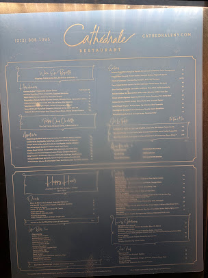 Menu Cathédrale Restaurant - 5