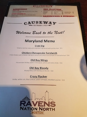 Menu Causeway Boston - 6