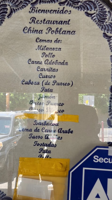 Menu Cemitas La China Poblana - 2
