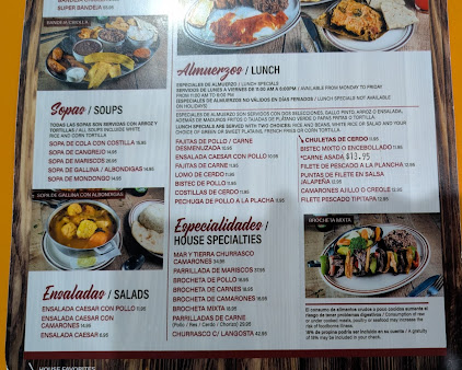 Menu Cerro Negro Restaurant - 2