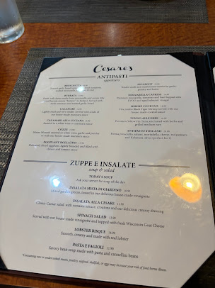 Menu Cesare At The Beach - 9