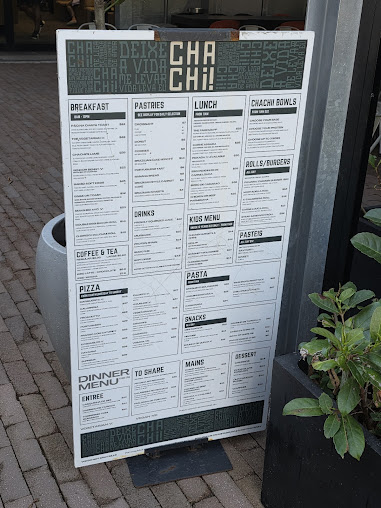 Menu Chachii Sydney - 1