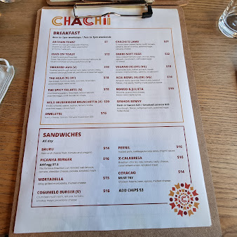 Menu Chachii Sydney - 7