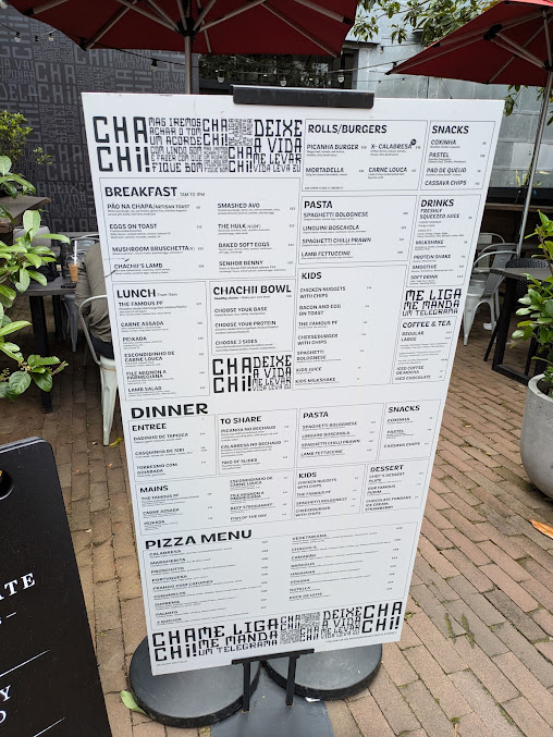 Menu Chachii Sydney - 9