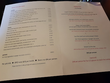 Menu Chairman & Yip - 3