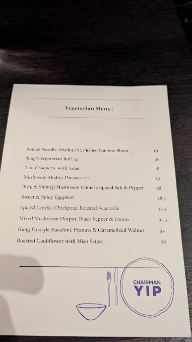 Menu Chairman & Yip - 6