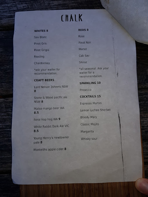 Menu Chalk Espresso Bar - 5