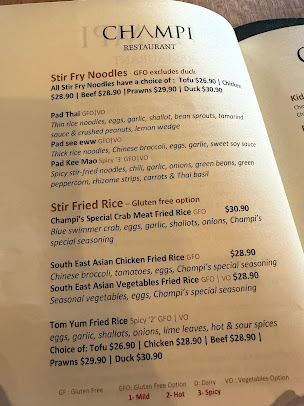 Menu Champi Restaurant - 0