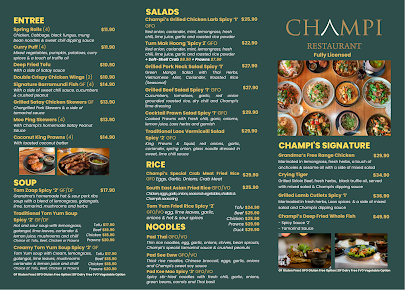 Menu Champi Restaurant - 1
