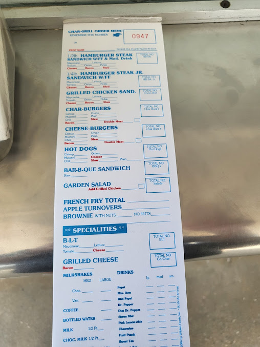 Menu Char Grill Hillsborough - 5